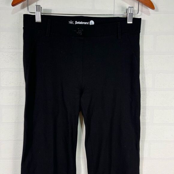 Betabrand Womens Bootcut Pants size Small Black - Picture 3 of 14